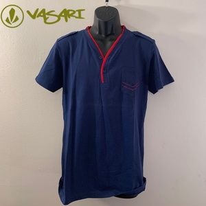 Vasari Henley Large 95% Cotton / 5% Spandex